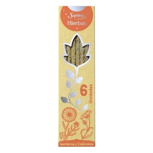 sahumerios hierbas gardenia y calendula saphirus