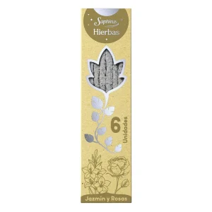 sahumerios hierbas jazmin y rosas saphirus